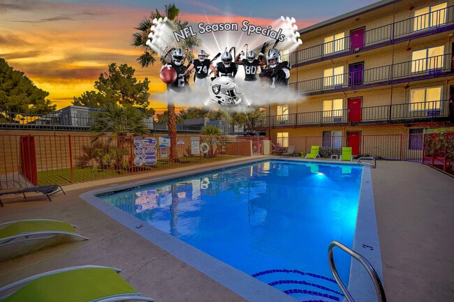 Exterior Pool - Katie Court Apartments