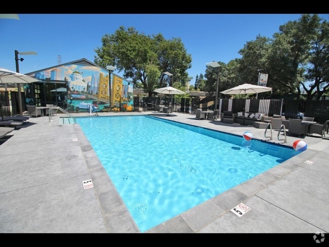 Pool Near Leasing Center - University River Village