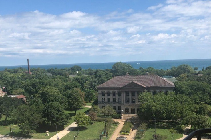 Northeast view from the balcony - 1960 N Lincoln Park W