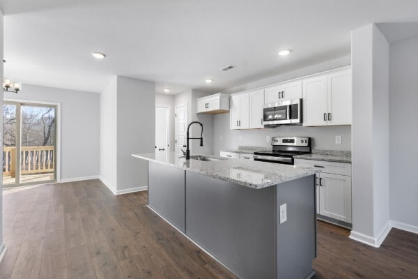Kitchen (with fridge) - 704 Crossland Ave