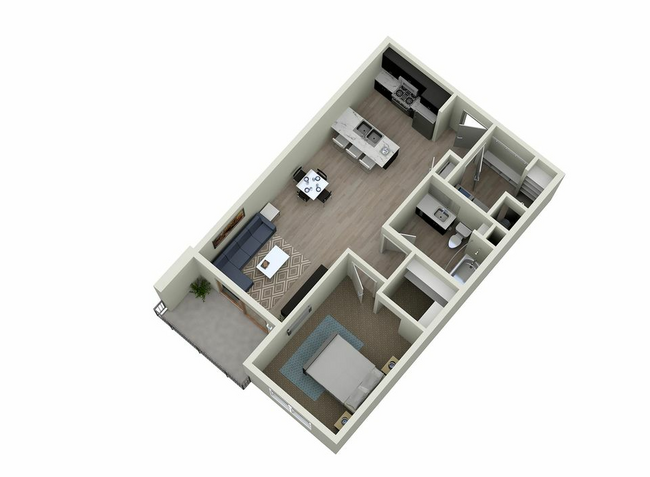 1B floorplan 3D.jpg - Arboretum at Barber Station