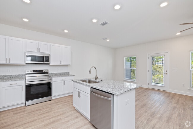 3BR, 2.5BA - 1,550SF - Kitchen - Cottages at Mack Bayou