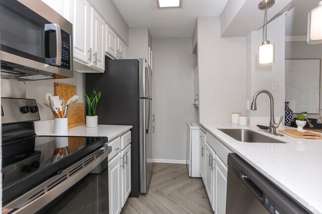 1BR, 1BA - A2 - Kitchen - Savannah at North Dallas Apartments
