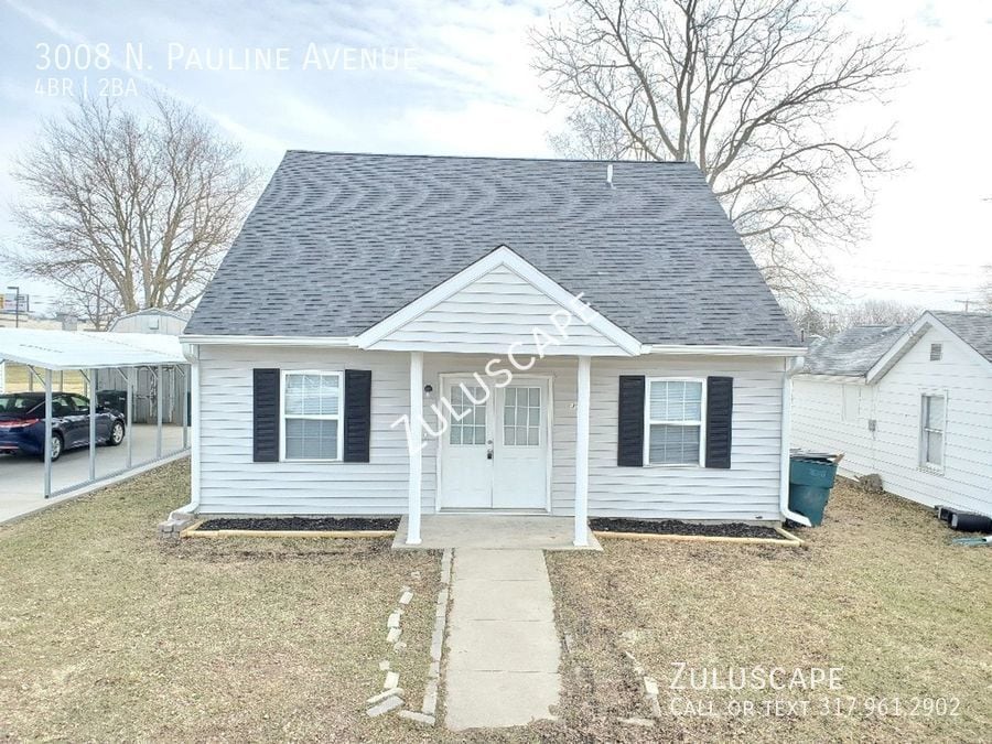 Spacious 4 bed/2 bath ranch in Muncie House Rental in Muncie, IN