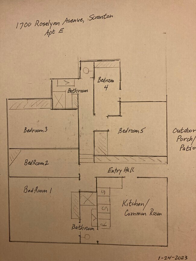 Floor Plan - 1700 Roselynn St