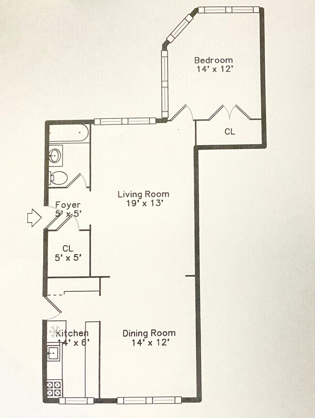 Floor Plan - 834 Hinman Ave