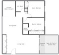 2 Bedroom/1.5 Bath