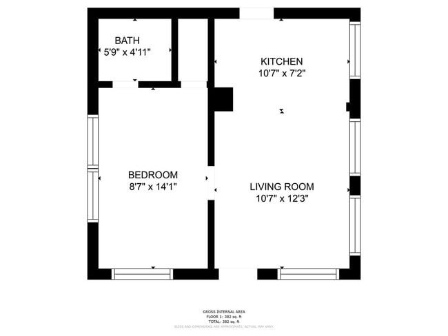 Photo - One Bedroom Single Family Home - Garfield ...