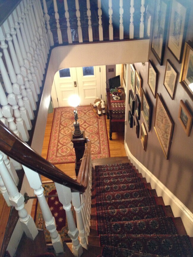 grand stairhall - 36 Greenough Ave
