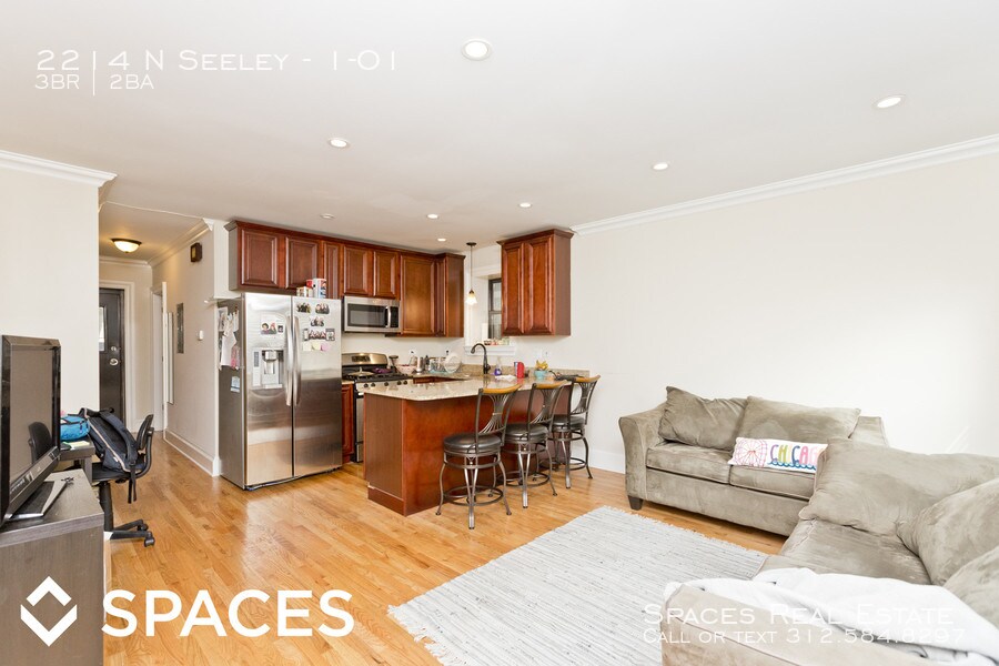 2214 N Seeley Ave Unit 101, Chicago, IL 60647 Apartment for Rent in