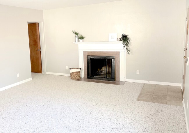 Living room & fireplace - 2515 Kessler Boulevard East Dr