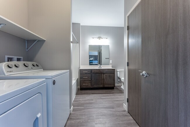 Amherst Bathroom/Laundry - Westview Heights Apartments, LLC