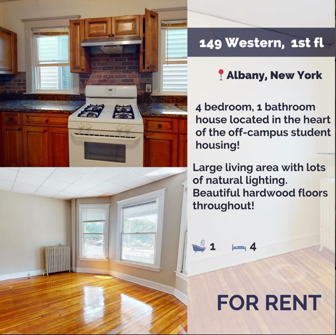 149 Western Ave Unit 1, Albany, NY 12203 Room for Rent in Albany, NY