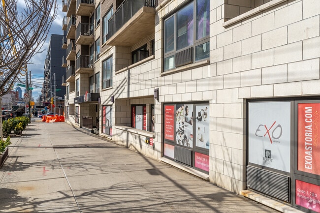 East facing facade - The Exo