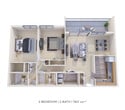 2 Bedroom 2 Bath
