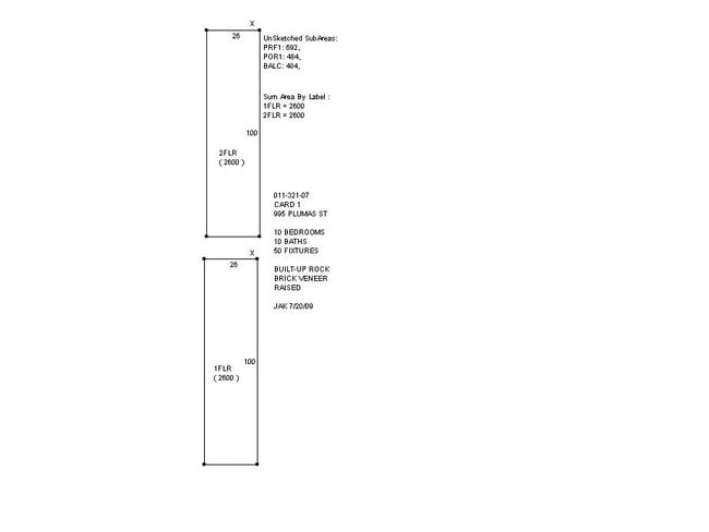 Floorplan - 995 Plumas St