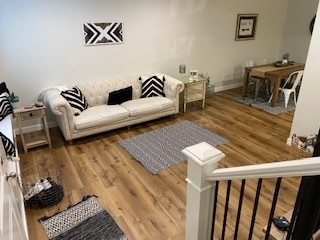 view from landing looking into living room - 460 N Main St