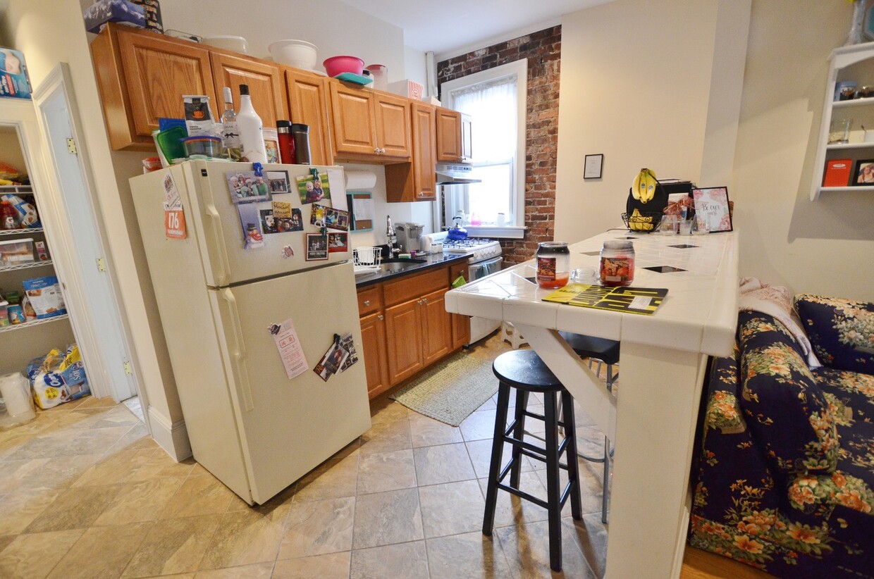 kitchen with an island - 109 Peterborough St