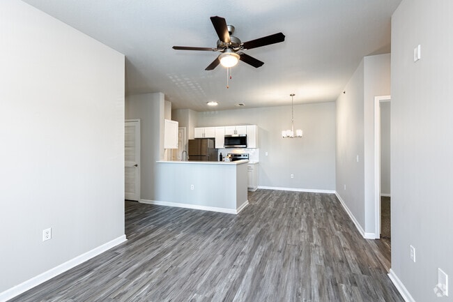 3BR, 2BA - 1,249SF Livingroom - The Fairways Apartment Homes
