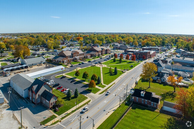 Brownsburg Town Hall is a community gathering place.