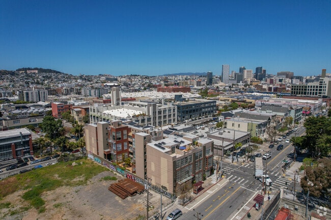 Aerial Building Photo - Franklin Square Lofts