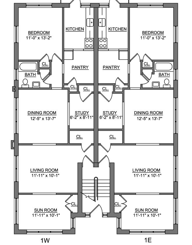 Plano de planta - 6609 Clemens Ave