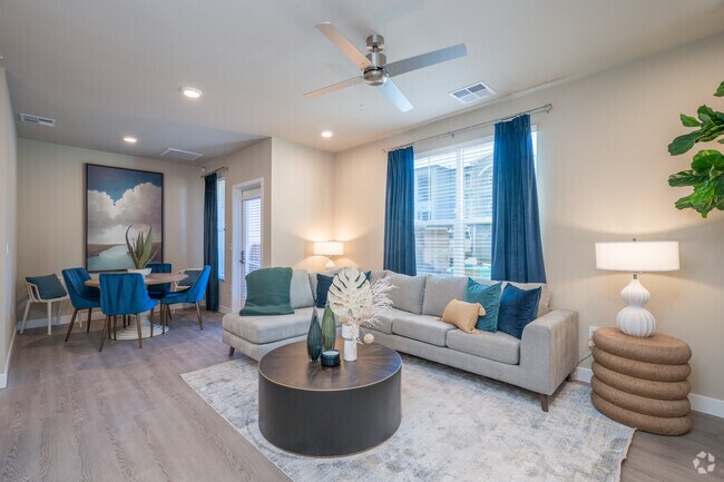 1BR, 1BA - A4 - Living Room - 532 Luxury Apartments