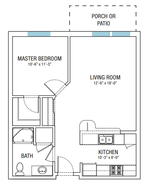 1BR/1BA - Bradley Crossing