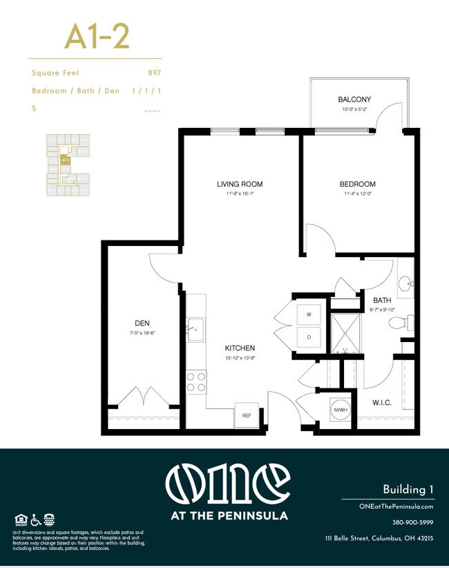 ONE AT THE PENINSULA Apartments in Columbus, OH