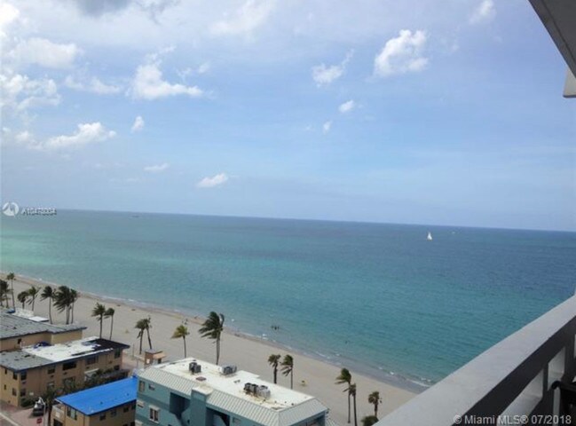 View from balcony - 3111 N Ocean Dr