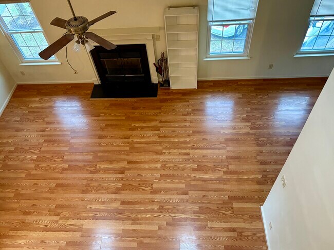 View of the great room from the loft - 208 Quarter Trl