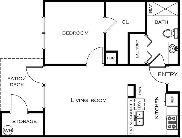 Plano de planta - Tramore Apartments