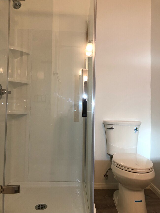 Bedroom 2 - new shower stall and toilet - 790 N Kathleen Ln
