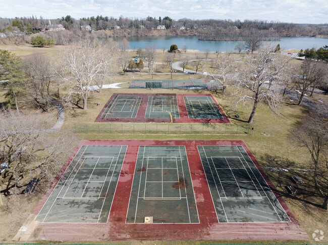 Collins Park features tennis courts.