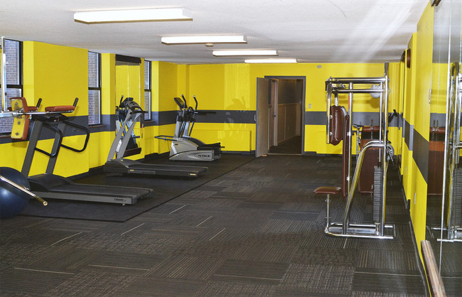 24 hour resident fitness area - University Place Apartments