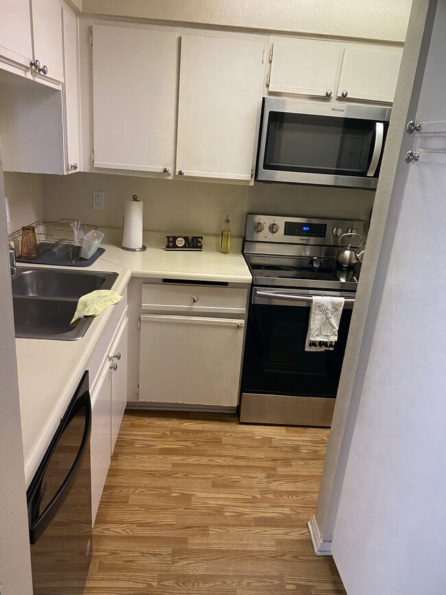 Kitchen Area with Refrigerator Included - 10655 Lemon Ave