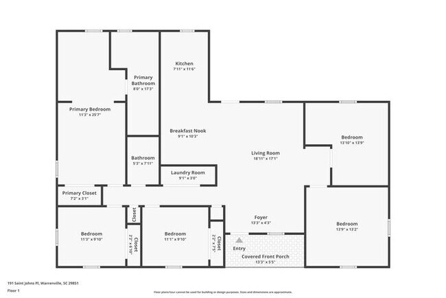 Foto del edificio - Spacious 4-Bedroom Single-Level Home in Warrenville, SC