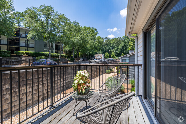 2BR, 2BA - 1,268SF - Balcony - The Atlantic Briarcliff