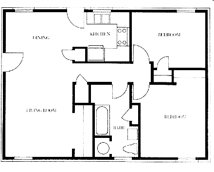 2HAB/1BA - Frio Apartments