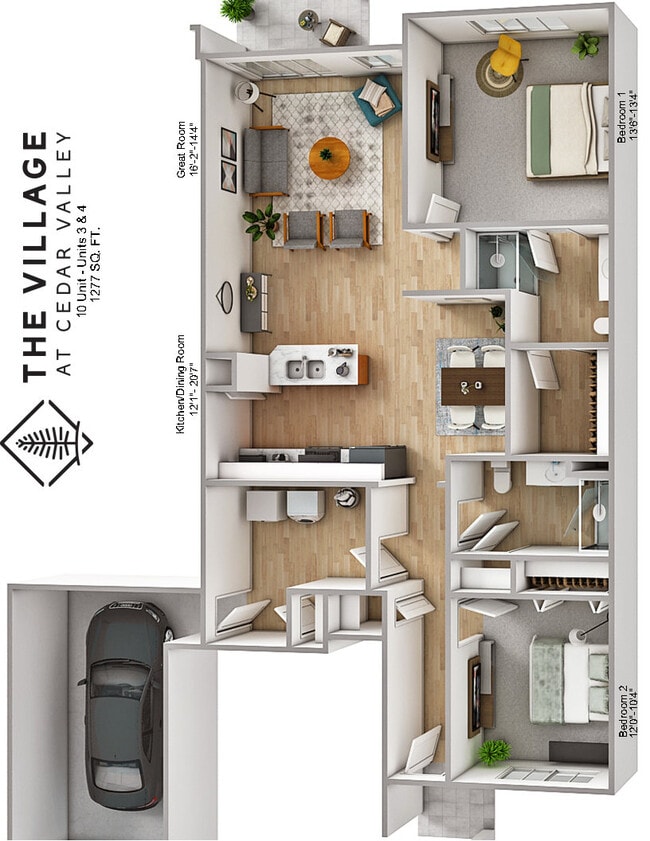 Building Photo - The Village at Cedar Valley