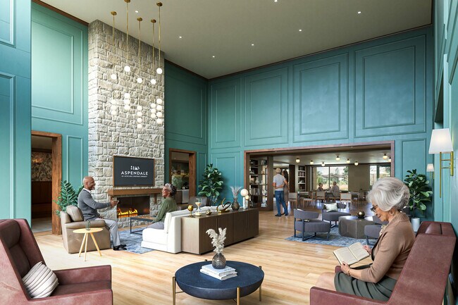 Gran salón - Aspendale Littleton 55+ Active Adult Living