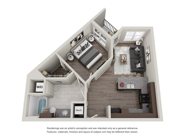 Plano de planta - Henderson on Reinli