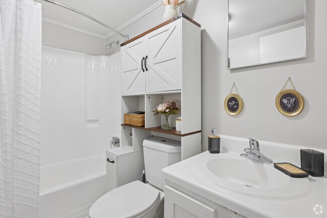 1 habitación, 1 baño - 600 pies cuadrados - Baño - Springbrook Apartments