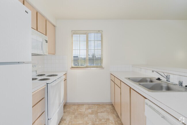 1BR, 1BA - 780SF - Cocina - Rock Creek