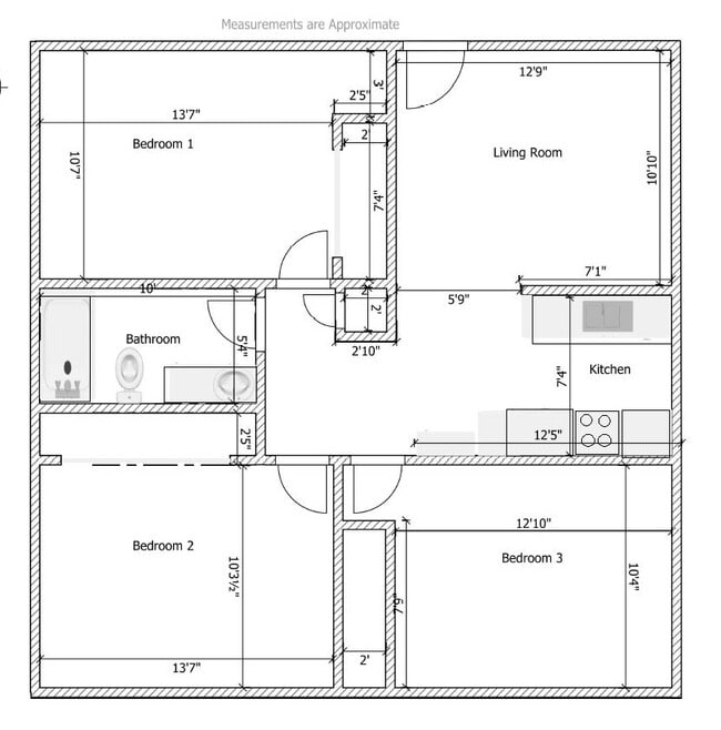 similar unit - 1144 West 3rd Street