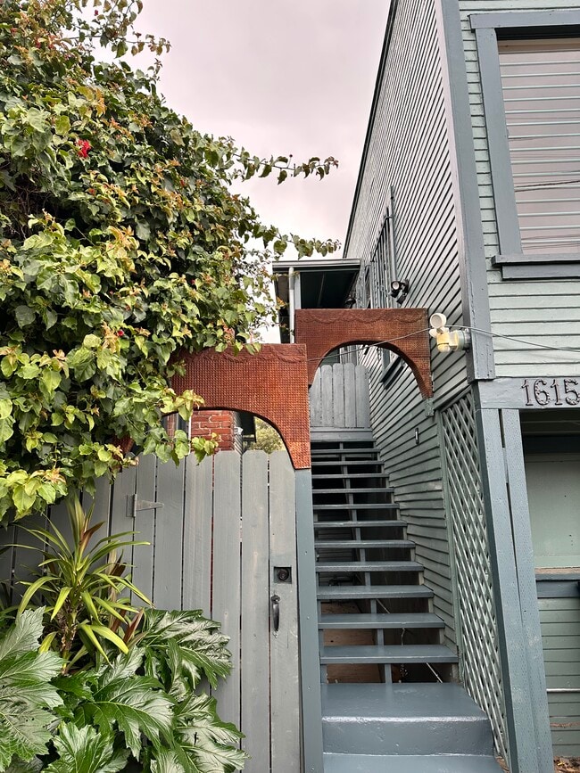 Apartment sits atop detached garages - 1615 Shell Ave