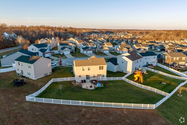 This new subdivision has a pool, 3 parks, walking trails, a basketball court, and a large lake.