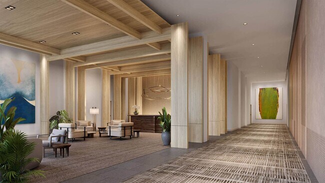 Foto del edificio - Park Ward Village, $5,000, Partly Furn, BRAND NEW/ 1-Bedroom, 1-bath, 1-Parking + Den