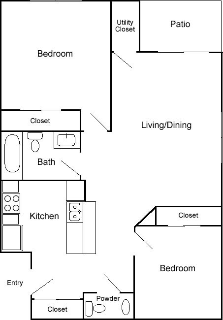 2BR/1.5BA - Conifer Village At Cambridge