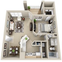 Cypress Floorplan - Brickyard Apartments